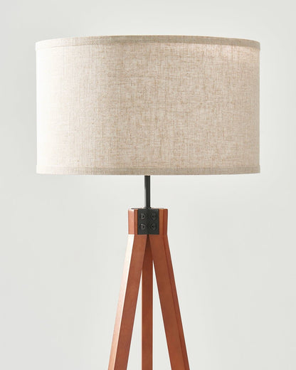 Glowmere Eden Wooden Tripod LED Floor Lamp view 4