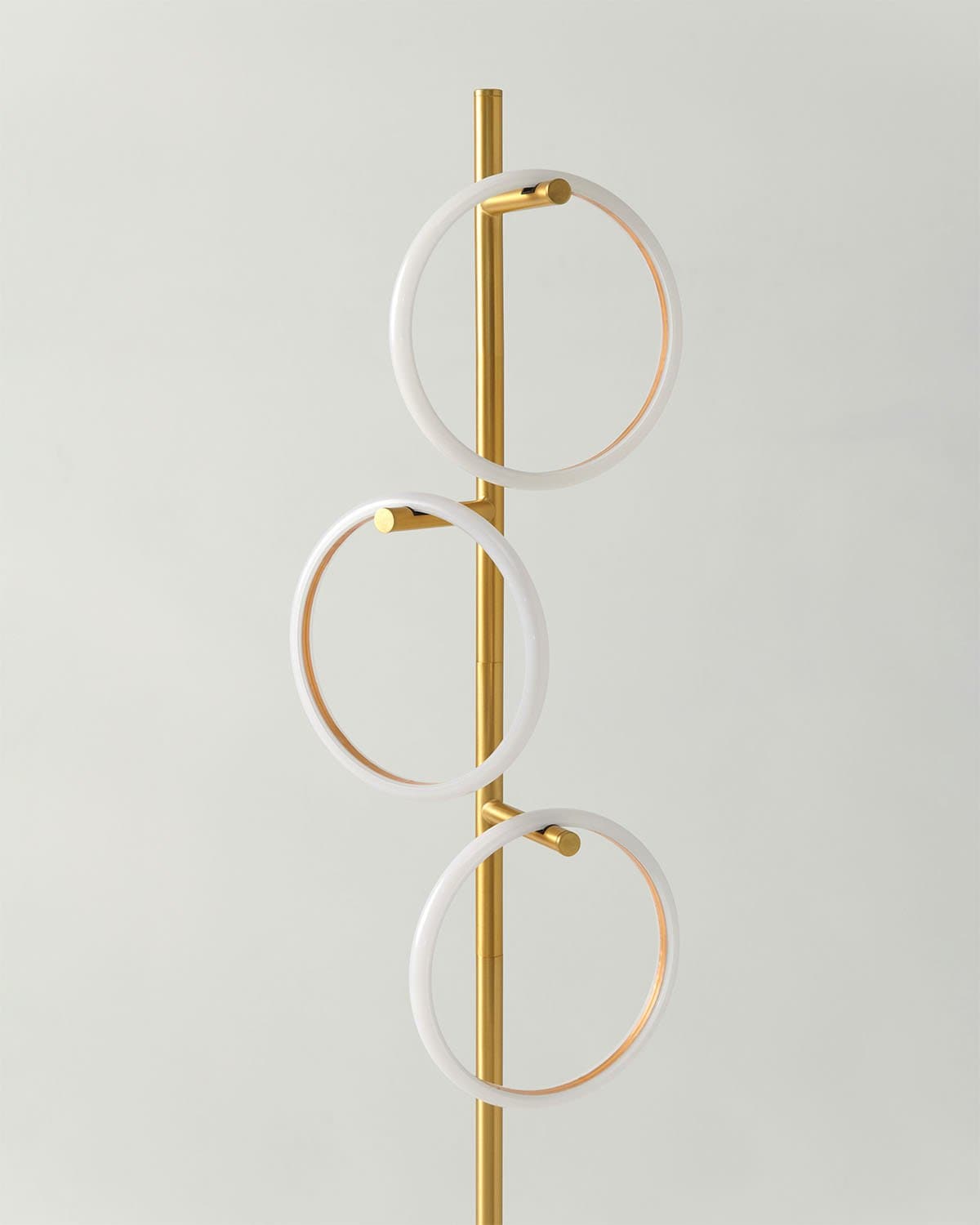 Glowmere Saturn Three Ring Pedal Switch Floor Lamp view 4