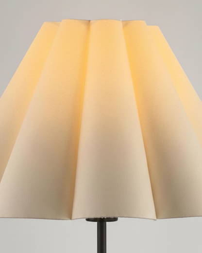 Glowmere Lea Fluted Shade Floor Lamp with Color Changing Bulb view 4