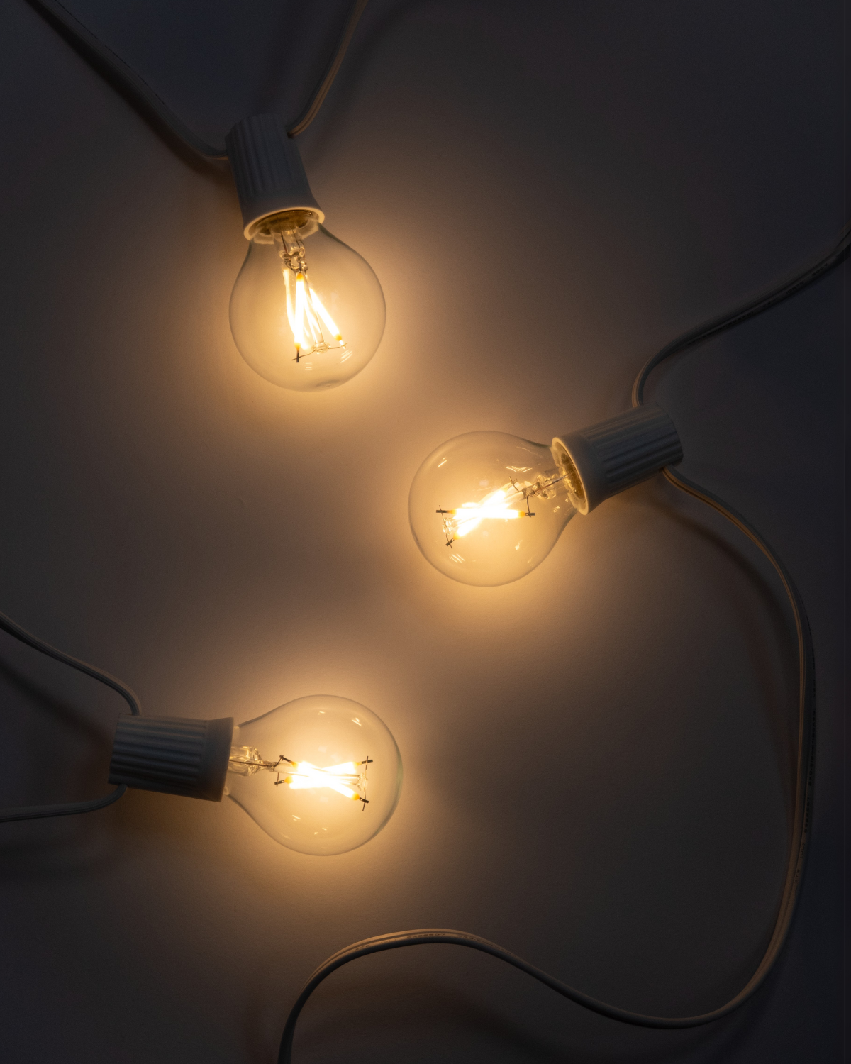 Glowmere Ambience Globe Soft White LED Plug In String Lights view 2