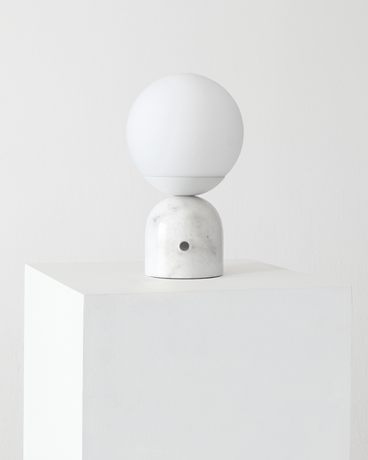 Glowmere Mila Marble Globe Table Lamp view 2