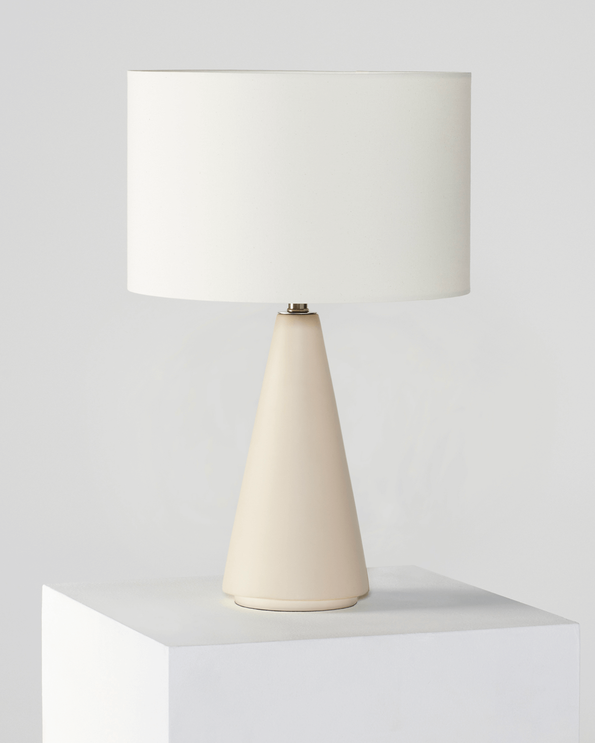 Glowmere Nathaniel Cement Base Tower Table Lamp view 3