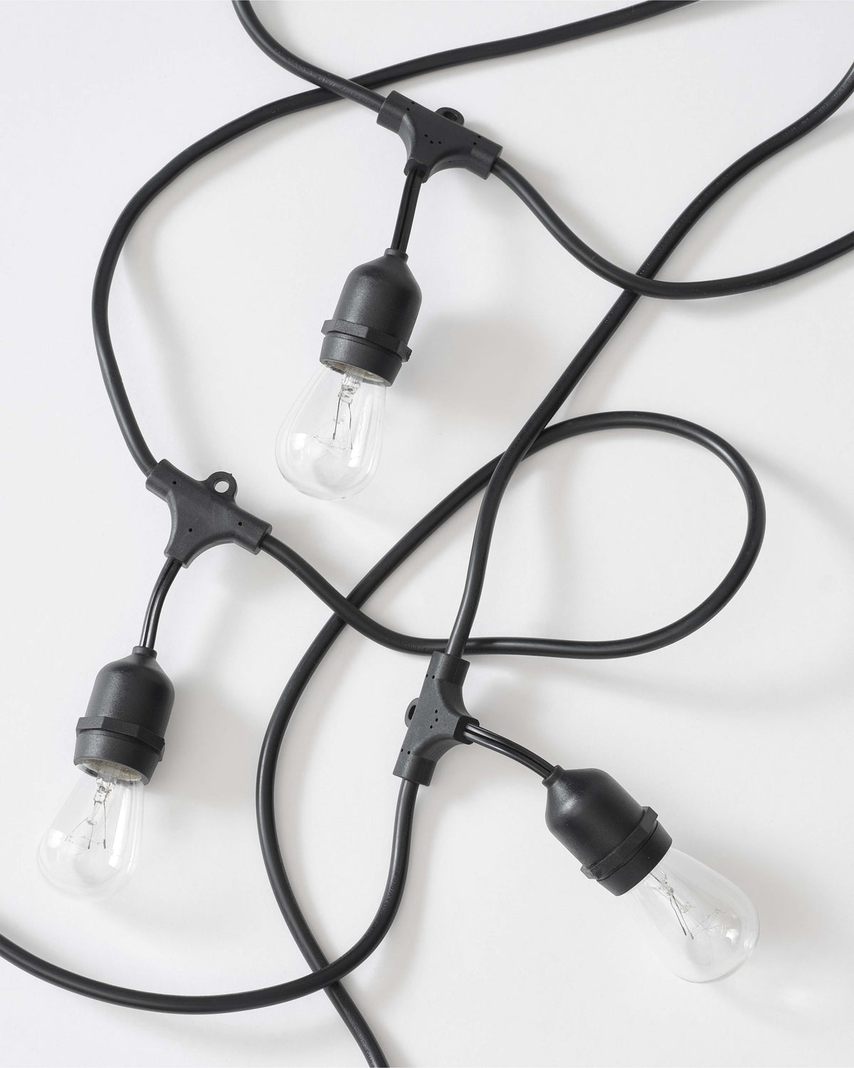 Glowmere Ambience Incandescent Edison Plug In String Lights overall view