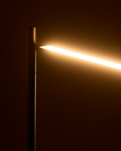 Glowmere Linden Pharmacy Style Pivoting Shade Floor Lamp view 7