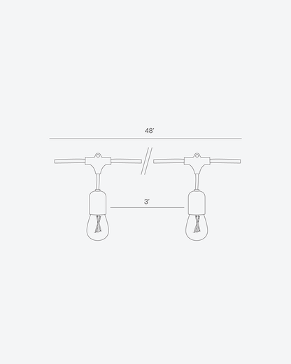 Glowmere Glow Heavy Duty LED Plug In String Lights view 6