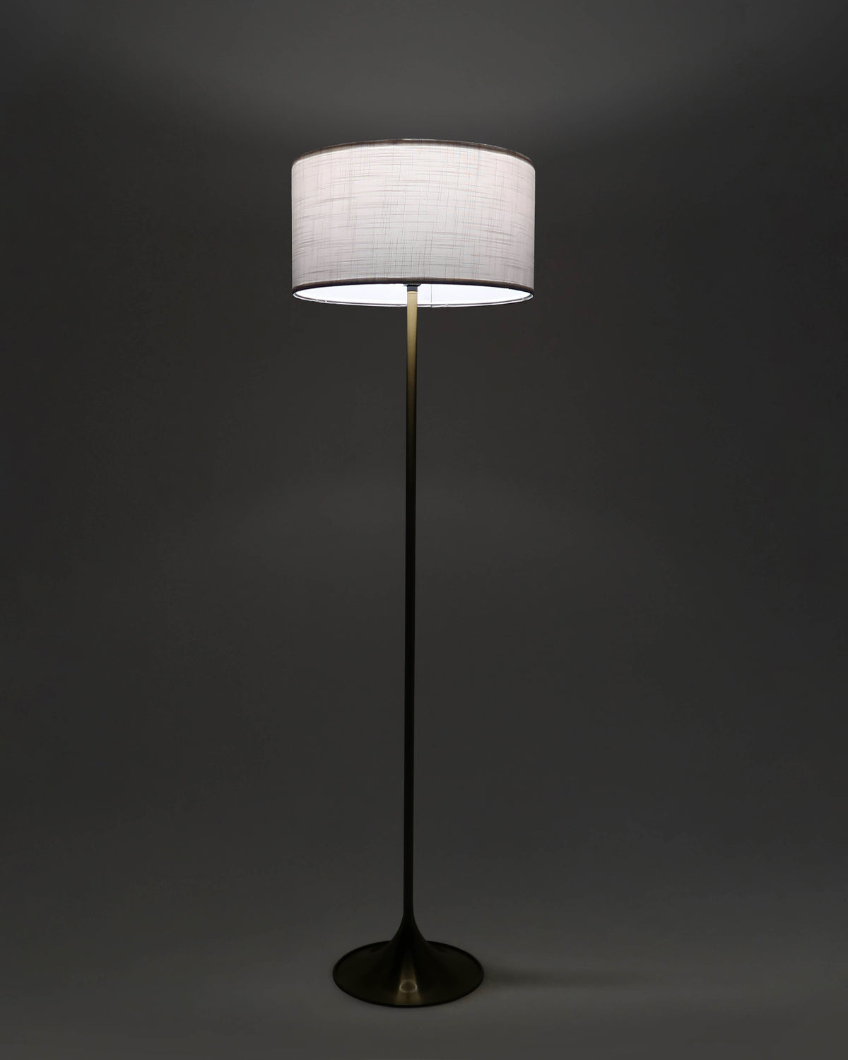 Glowmere Quinn Linen Shade Floor Lamp view 2