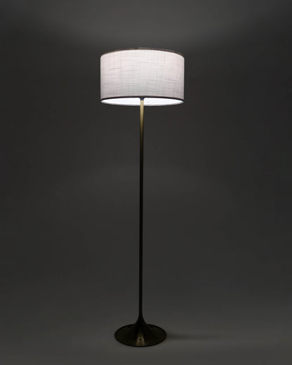 Glowmere Quinn Linen Shade Floor Lamp view 2