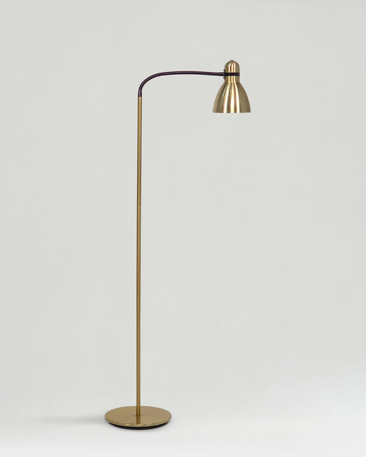 Glowmere Avery Adjustable Height Reading Floor Lamp overall view
