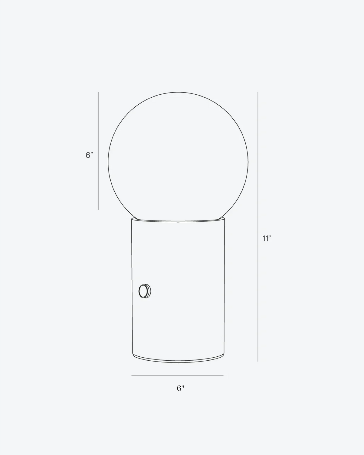 Glowmere Kai Minimalist Three Touch Dimmer Table Lamp view 5