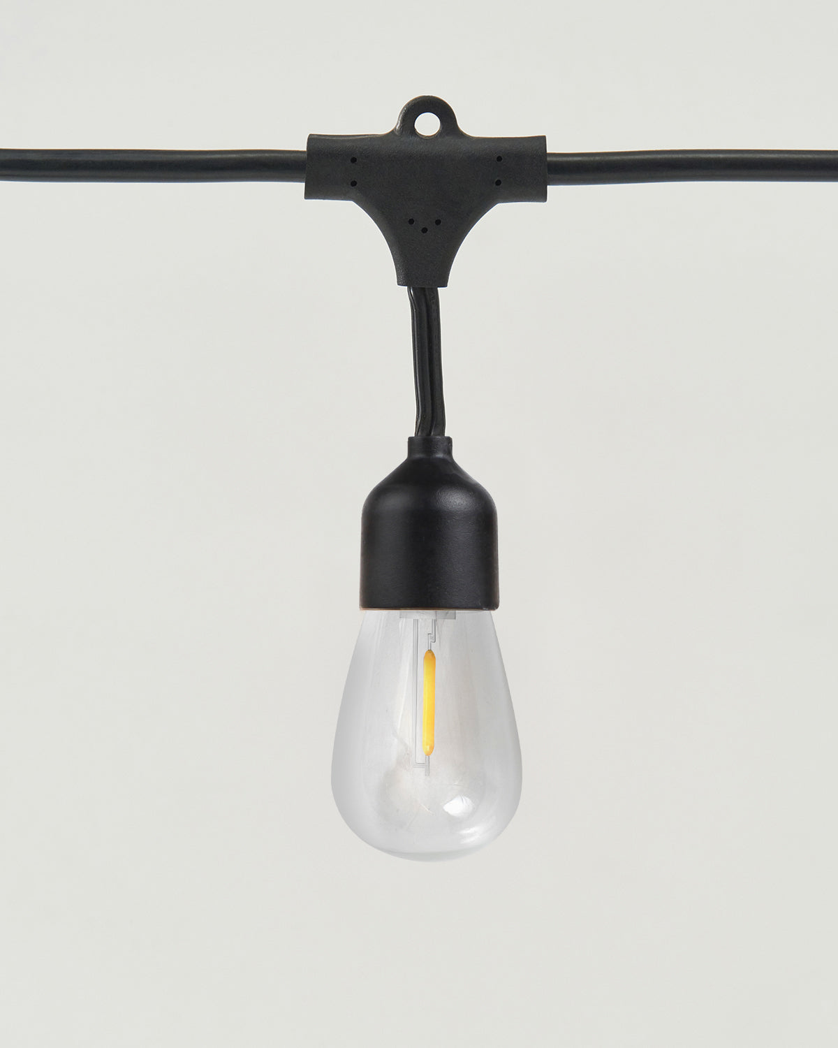 Glowmere Ambience Pro Solar Hanging Edison String Lights view 4