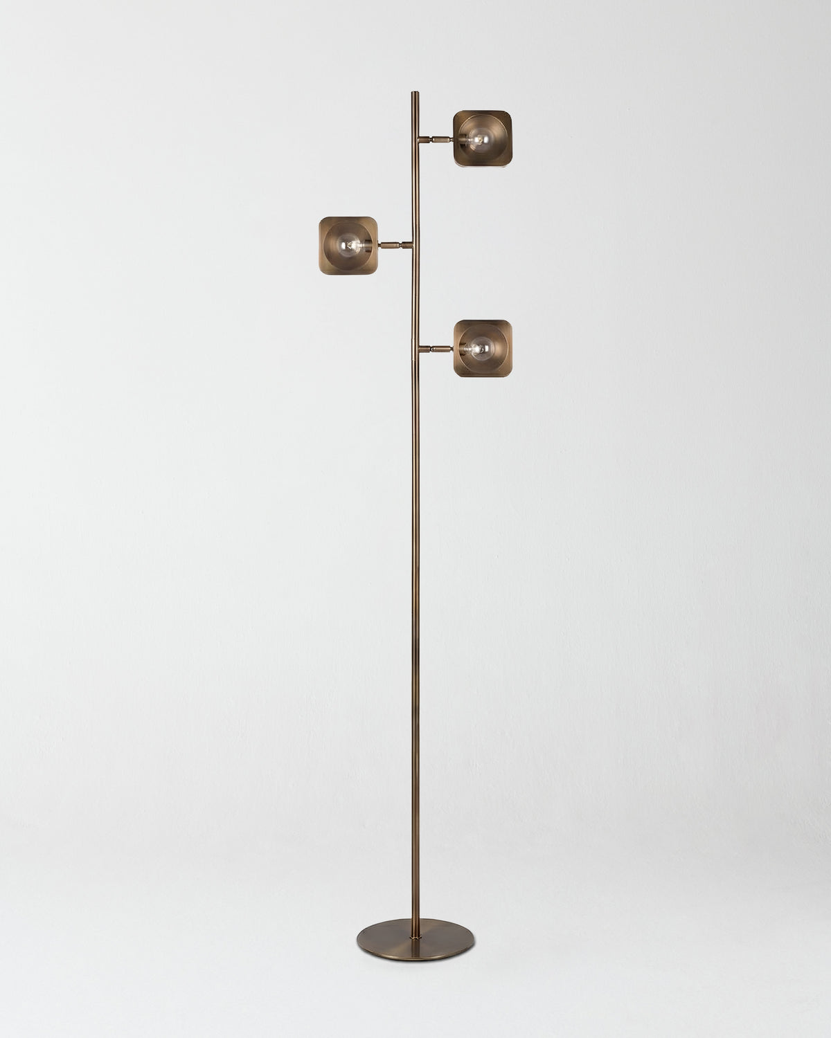 Glowmere Tree Spotlight LED Floor Lamp with 3 Step Dimmer in bronze