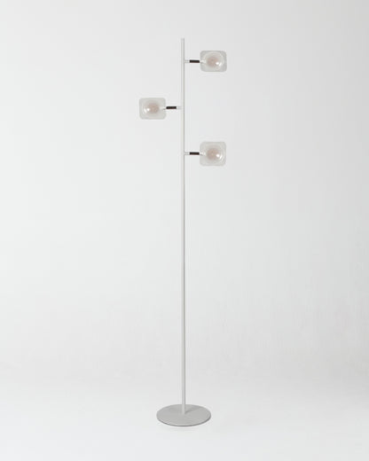 Glowmere Tree Spotlight LED Floor Lamp with 3 Step Dimmer in white
