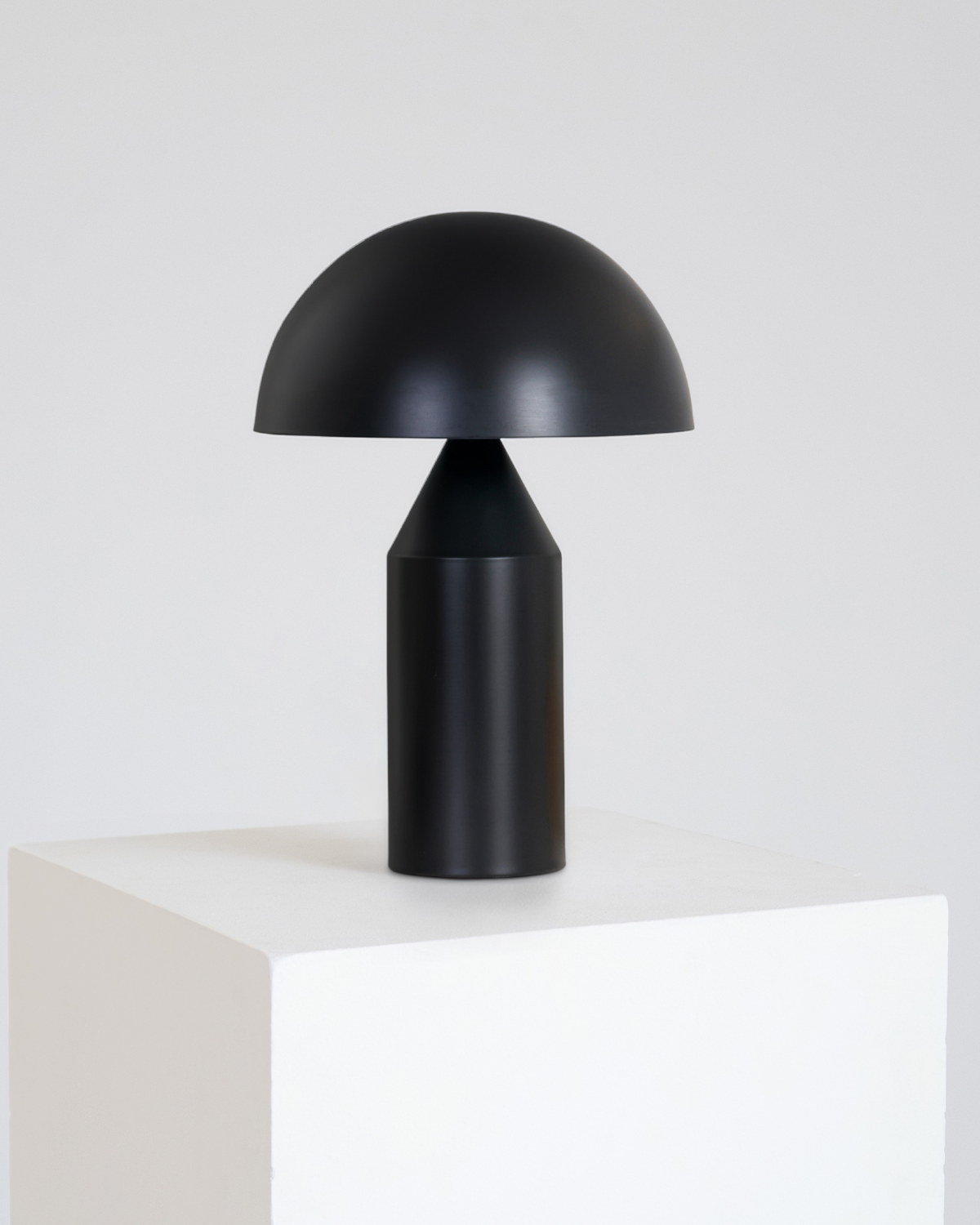 Glowmere Venus Geometric Downlight Table Lamp in black