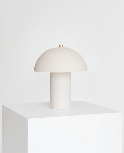 Glowmere Alba Matte Ceramic Mushroom Table Lamp view 3