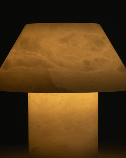 Glowmere Alora Natural Alabaster Table Lamp view 6