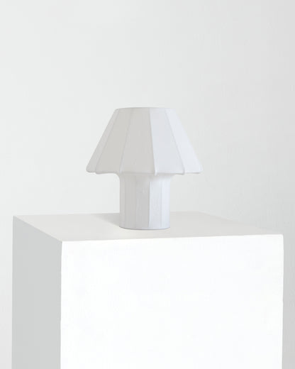 Glowmere Celeste Resin and Metal Frame Dimmable Table Lamp view 3