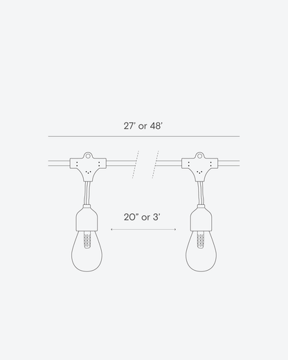 Glowmere Ambience Pro Solar Hanging String Lights with Remote view 6
